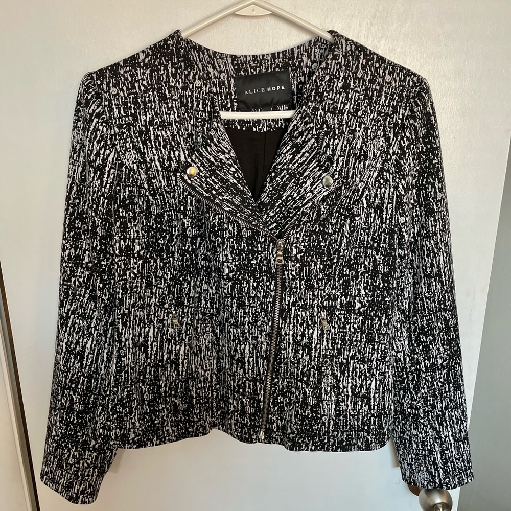 Alice Hope Lightweight Moto Jacket - Size M - Picture 5 of 12